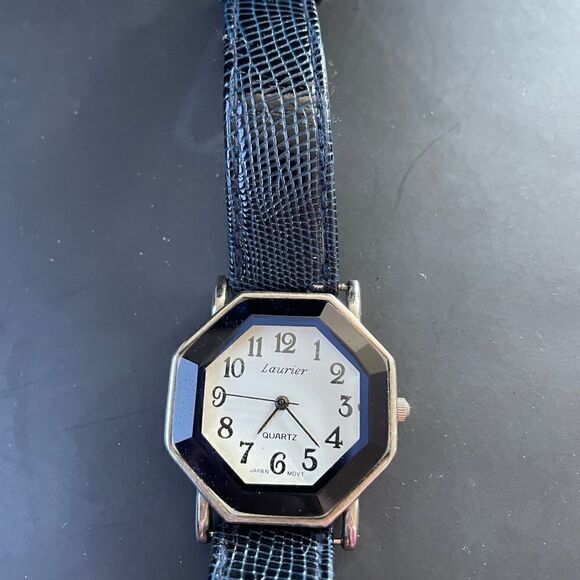 Laurier Ladies Navy Blue watch. Great condition. - Picture 3 of 9